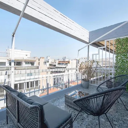 شقة Daphne By Halu! : Downtown Family Penthouse سالونيك